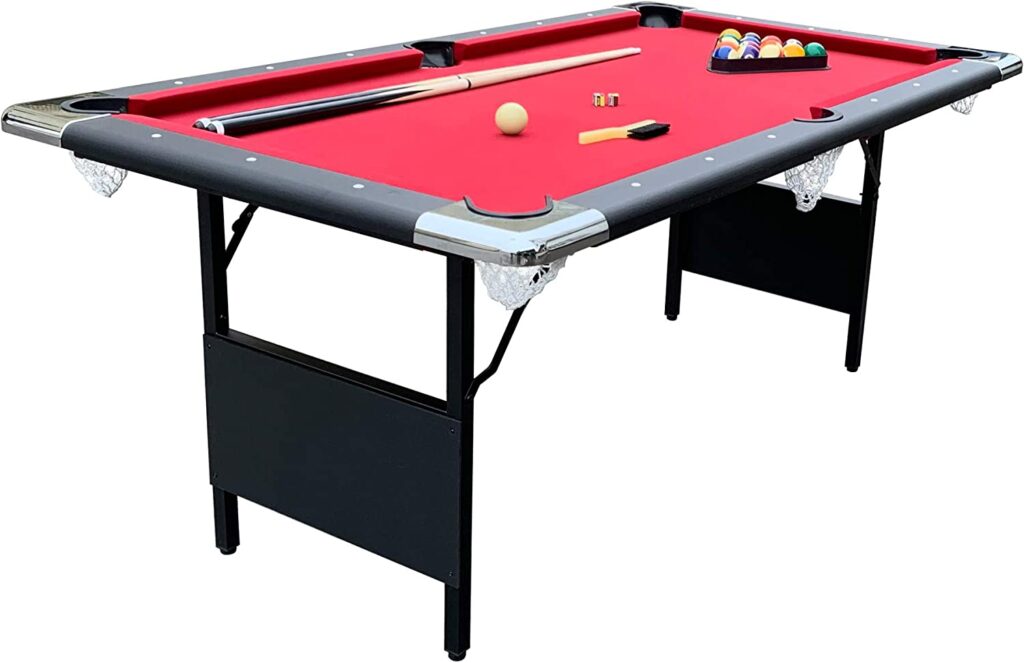 hathaway fairmont portable 6-ft pool table